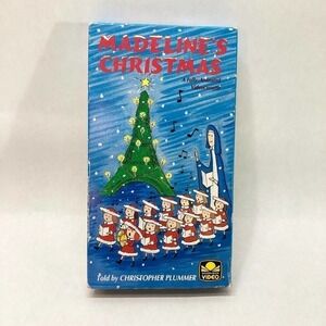 Vtg Madeline's Christmas VHS 1990 Christopher Plummer Golden Book Video VHS Tape